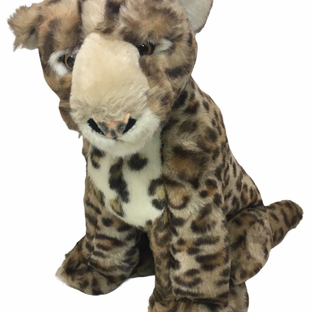 HTF Classic Aurora Leopard Plush Cheetah 12" -1996 - Picture 3 of 9